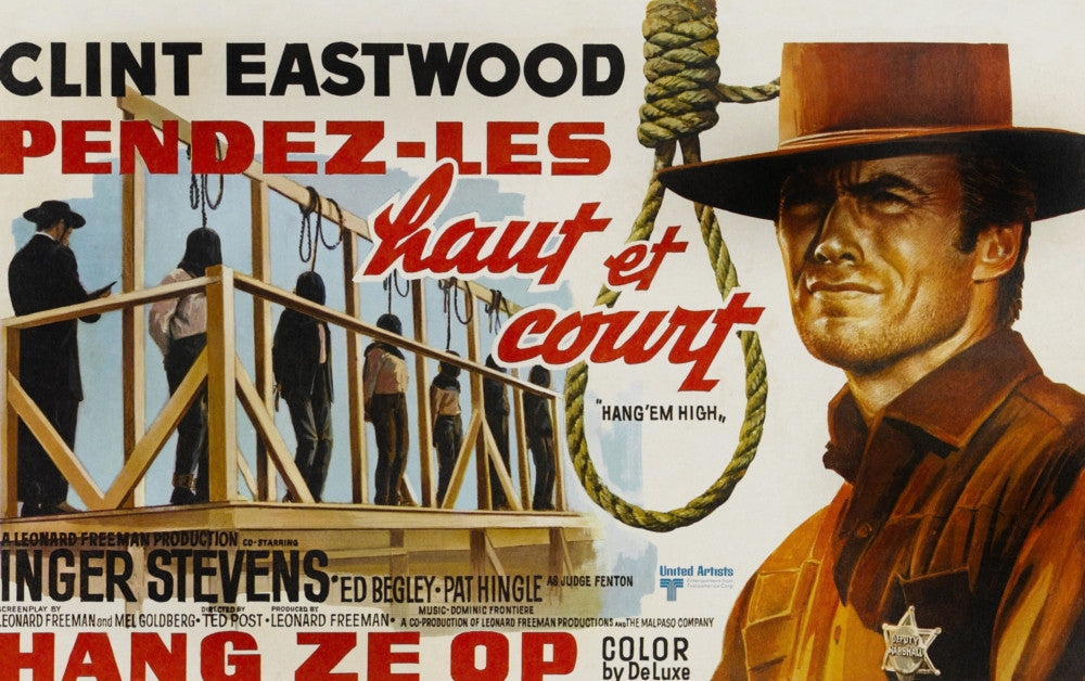 Hang 'Em High Movie Poster Print - Clint Eastwood 1968