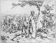 The Scarlet Letter Fine Art Print - Line-Drawn Illustration by F.O.C. Darley
