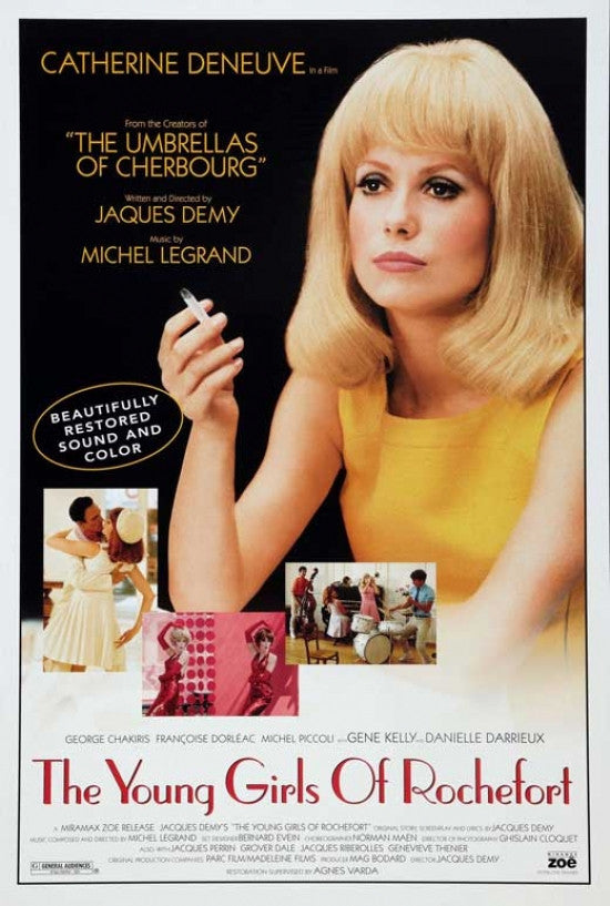 Young Girls of Rochefort Movie Poster - 27 x 40