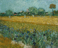 Van Gogh Field with Irises Fine Art Print - May 1888