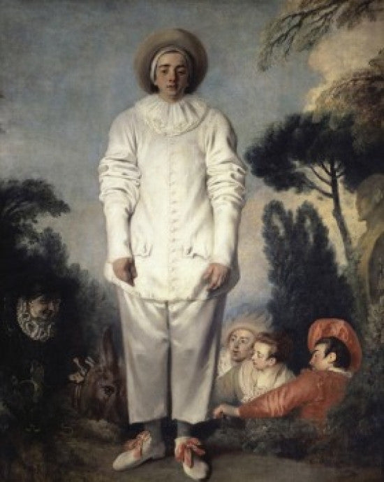 Pierrot (Gilles) 18th Century Fine Art Print by Jean Antoine Watteau