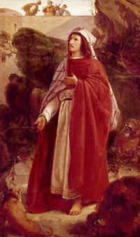 Daniel in the Lion's Den Fine Art Print by Alfred Rethel