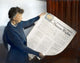 Eleanor Roosevelt Holding the Universal Declaration of Human Rights Fine Art Print