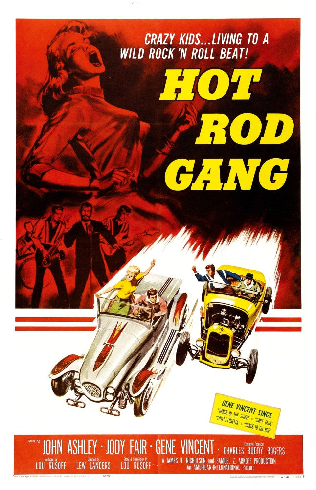 Hot Rod Gang Movie Poster Art Print - 1958 Classic Film