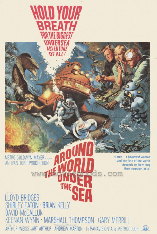 Around the World Under the Sea Movie Poster Print (27x40)