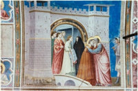The Meeting of Anna & Joachim by Giotto - Fresco Fine Art Print