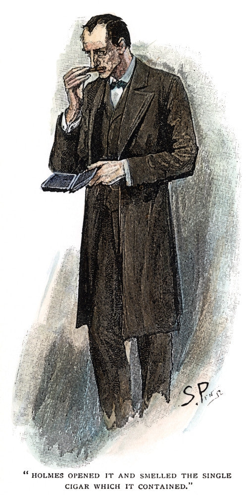Sherlock Holmes Illustration Print by Sidney Paget - 1893