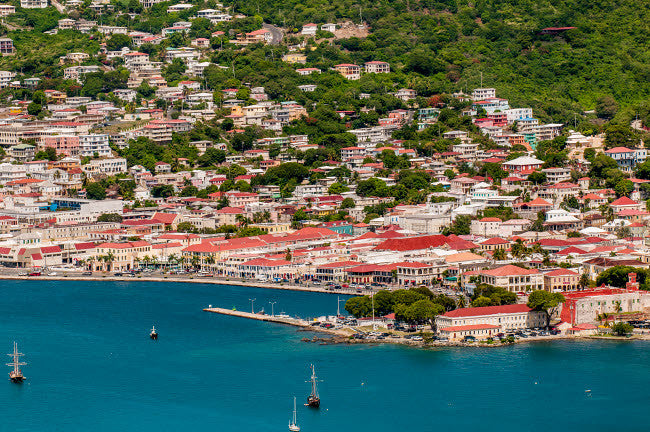 Charlotte Amalie, St Thomas, US Virgin Islands Fine Art Print by Michael DeFreitas