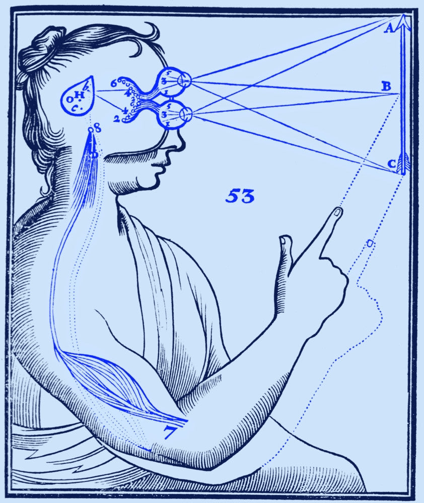 René Descartes Vision and External Stimuli Fine Art Print by Science Source