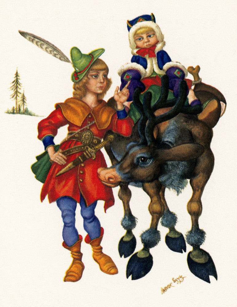Andersen: Snow Queen Fine Art Print by Arthur Szyk