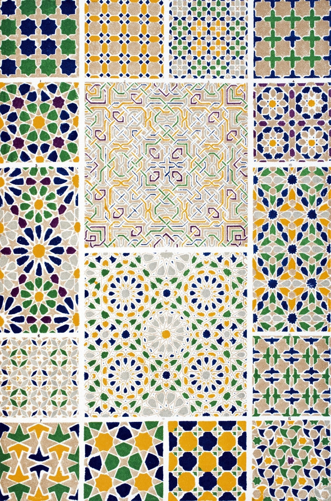 Moresque from The Alhambra No. 5 Plate XLIII Fine Art Print by Ken Welsh