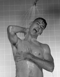 Naked Man Taking Shower Fine Art Print - Multiple Sizes Available