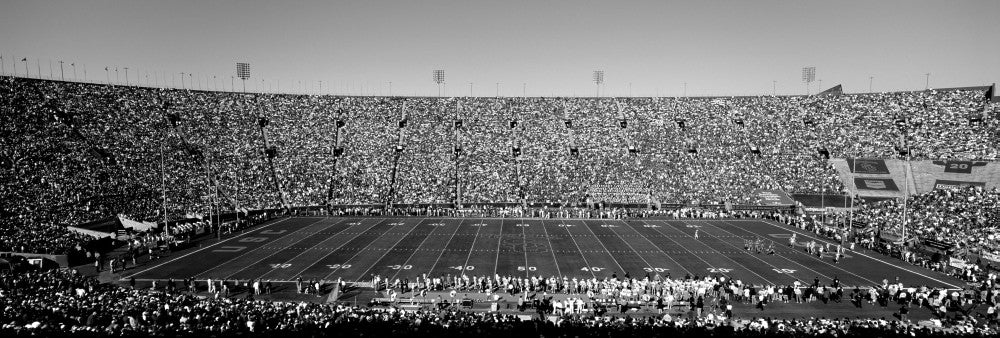 Los Angeles Memorial Coliseum Football Stadium Poster Print