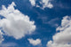 Cumulus Clouds in Blue Sky Fine Art Print - Marion County, IL