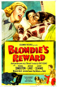Blondie's Reward Us 1948 Movie Poster Print - Masterprint
