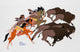 Buffalo Hunt Fine Art Print - 20th Century Native American Drawing by Granger Collection