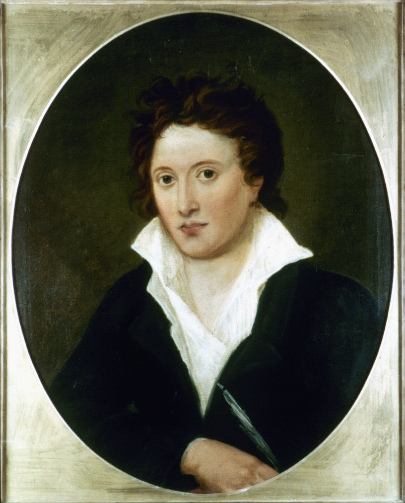 Percy Bysshe Shelley Oil on Canvas Art Print by Amelia Curran