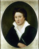 Percy Bysshe Shelley Oil on Canvas Art Print by Amelia Curran
