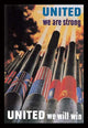 1943 World War II Artillery Poster Print by Henry Koerner