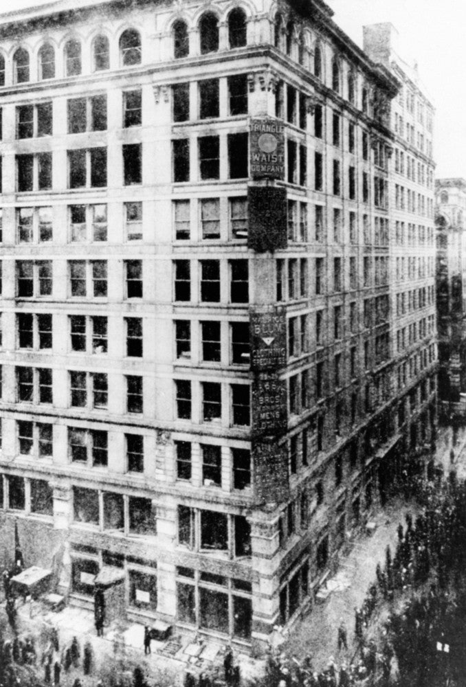 Triangle Factory Fire - Asch Building Photograph (1911) | Poster Print by Granger Collection