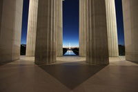 Washington Monument Sunset Fine Art Print from Lincoln Memorial