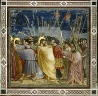 The Betrayal of Christ Fine Art Print by Giotto di Bondone