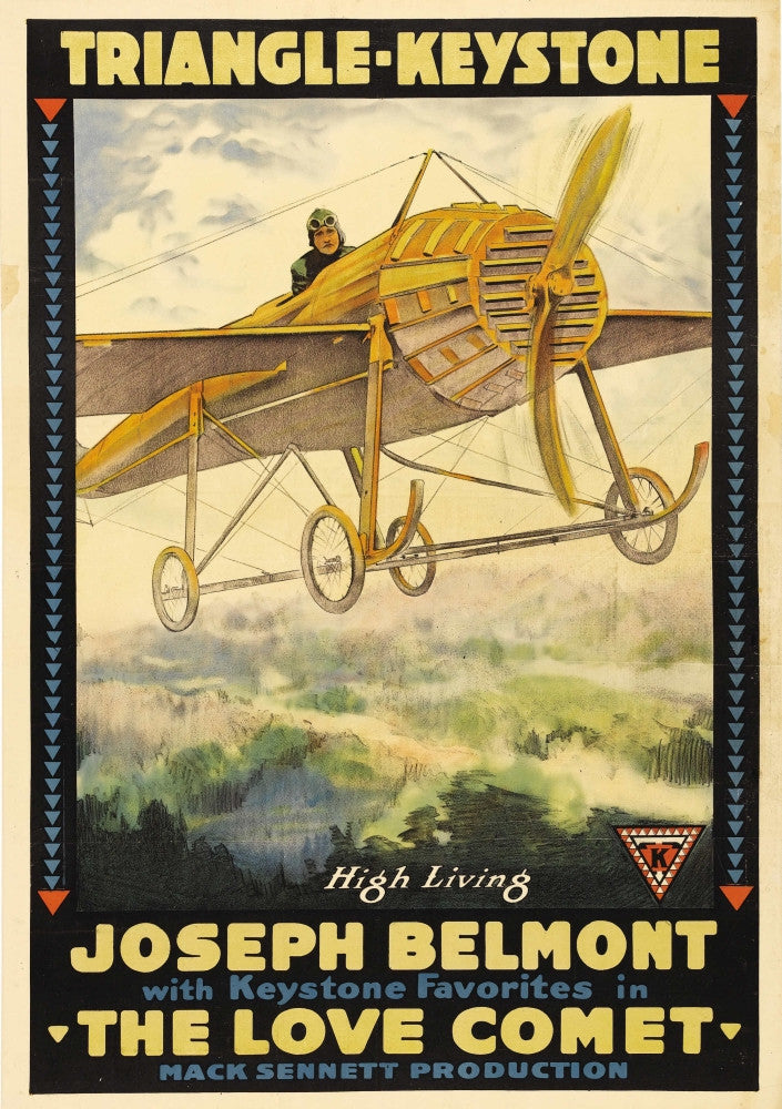 The Love Comet Movie Poster Fine Art Print - 1916