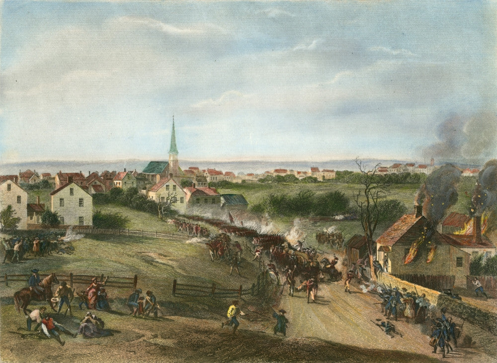 British Retreat from the Battle of Concord Fine Art Print