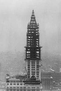 Woolworth Building Construction Fine Art Print - New York City