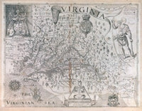 Virginia Map Fine Art Print - Custom Sizes Available
