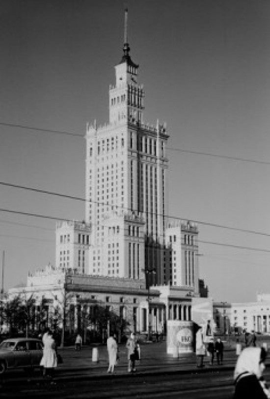 Poland Warsaw Palace of Culture and Science Fine Art Print