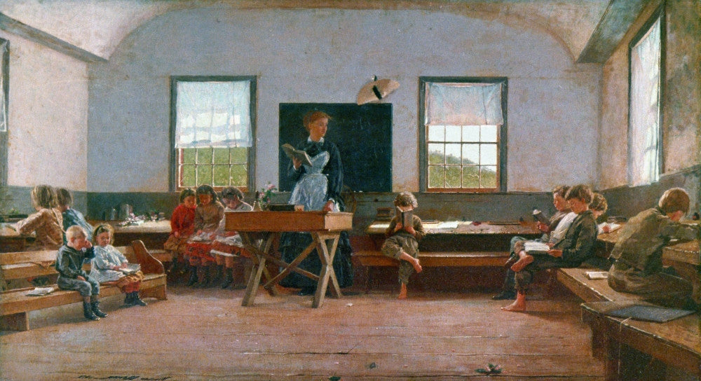Homer: Country School Fine Art Print by Winslow Homer, 1871