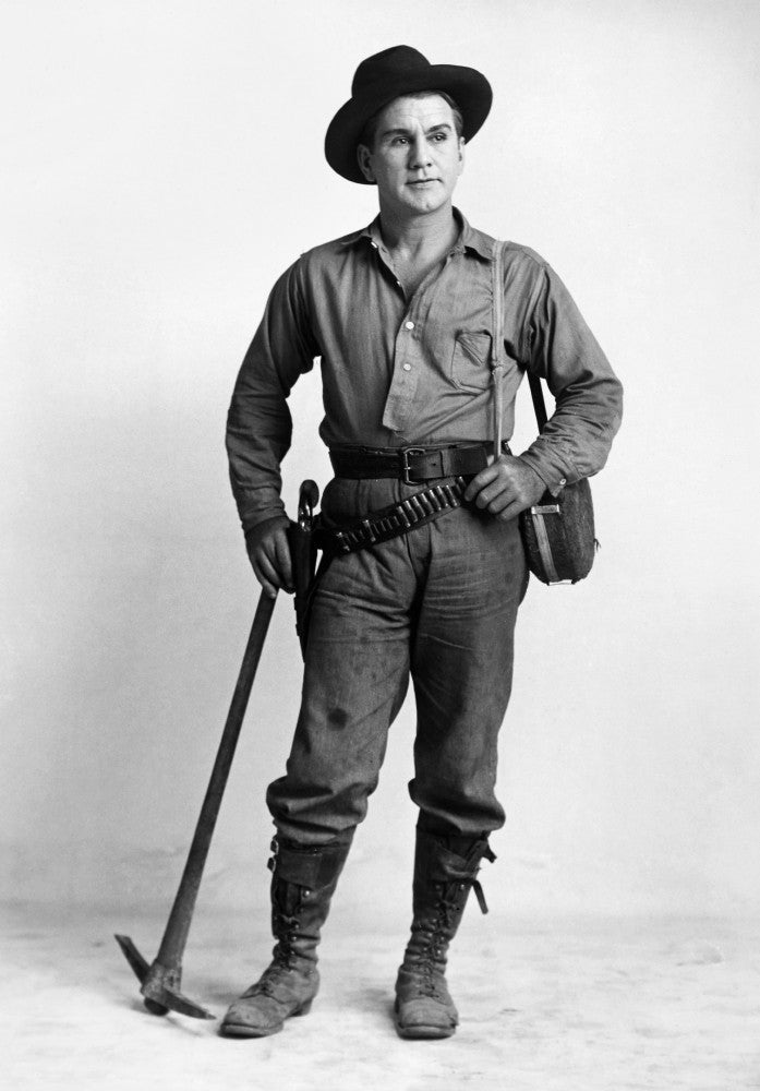 American Gold Miner Fine Art Print - Undated Photograph by Granger Collection