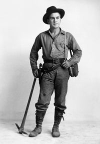 American Gold Miner Fine Art Print - Undated Photograph by Granger Collection