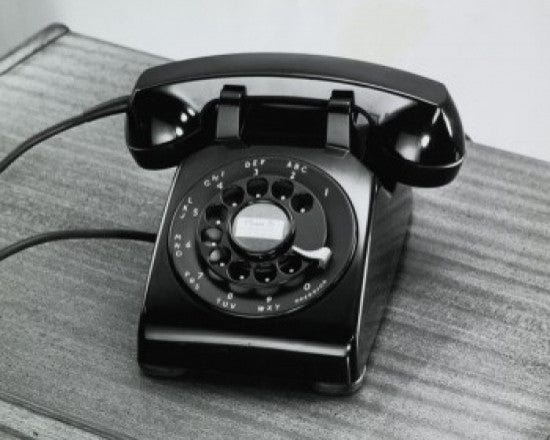 Close-Up Fine Art Print of a Classic Rotary Phone