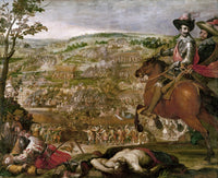 The Victory of the Spanish Army at Fleurus - Fine Art Print by Vicente Carducho