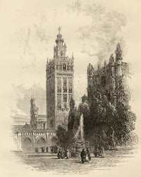 The Giralda Fine Art Print - Seville, Spain by Rev. Samuel Manning