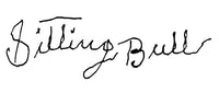 Sitting Bull Autograph Signature Fine Art Print - Sioux Leader