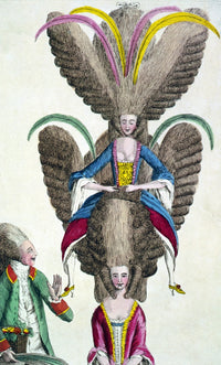Elaborate Hairstyles and Wigs 18th Century Fine Art Print by Science Source
