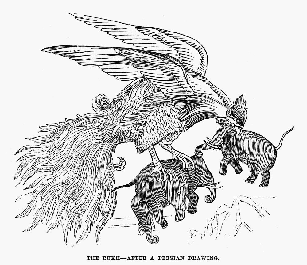 The Roc - Mythological Giant Bird Fine Art Print | Posterazzi
