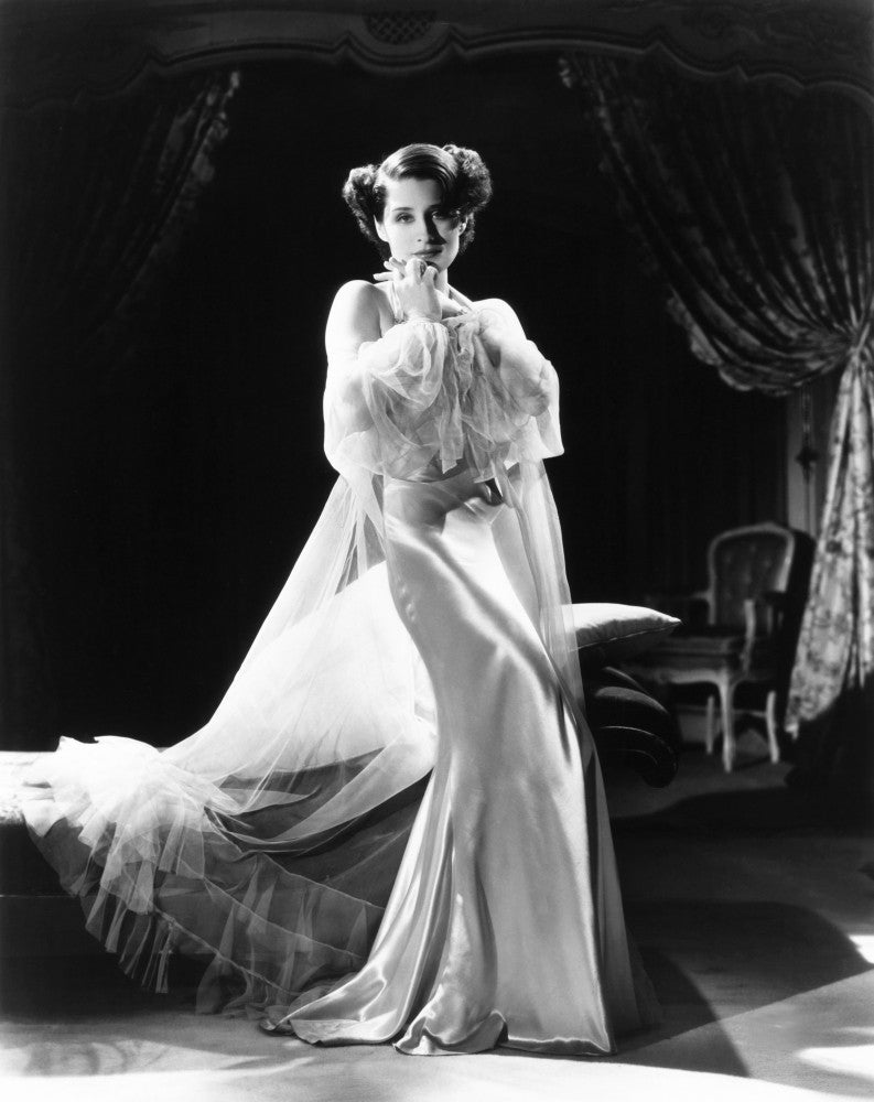 Riptide Fine Art Print Featuring Norma Shearer in Negligee (1934)