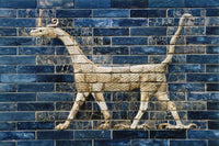Babylon Ishtar Gate Enamel Brick Dragon Fine Art Print by Granger Collection