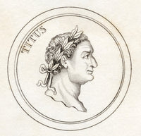 Titus Flavius Sabinus Vespasianus Poster Print - Roman Emperor Art