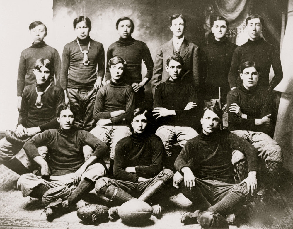 Osage Indian School Football Team Poster Print - Fine Art