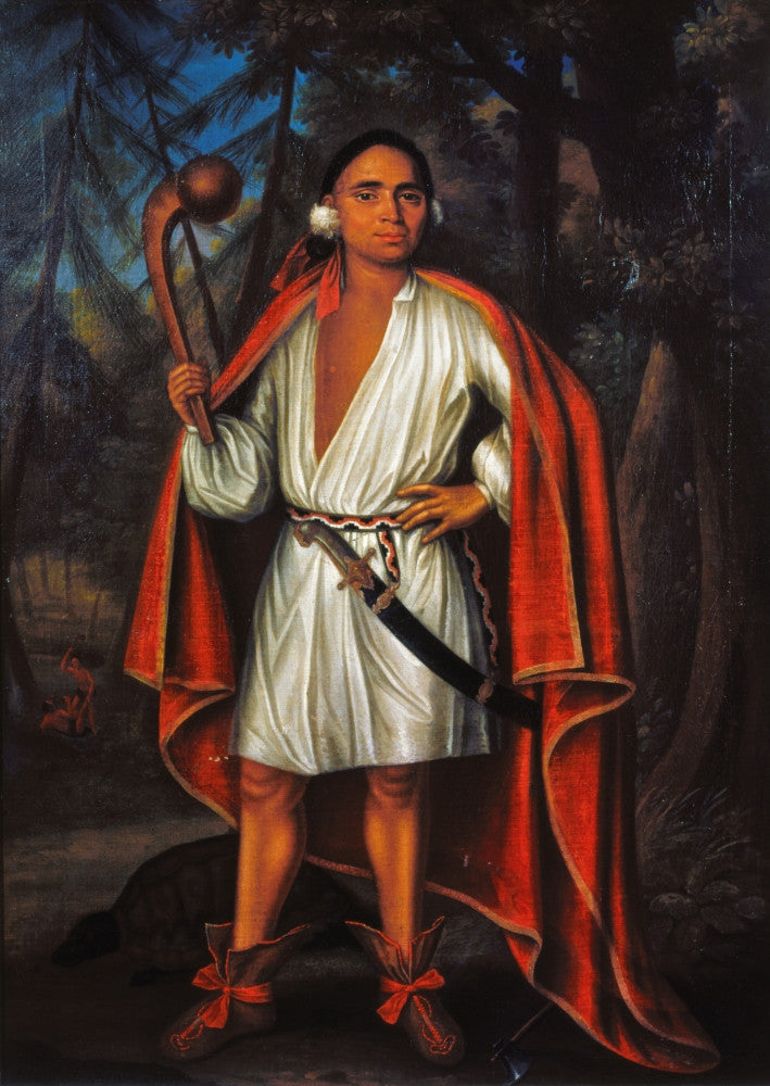 Mohawk Chief by Jan Verelst - 1710 Fine Art Print