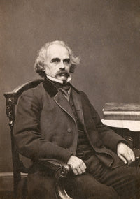Nathaniel Hawthorne Carte-De-Visite Photograph by Mathew Brady - Fine Art Print