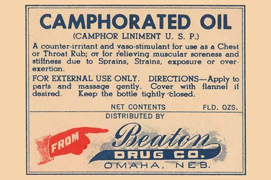 1920's Quack Cure Pharmacy Bottle Label Fine Art Print