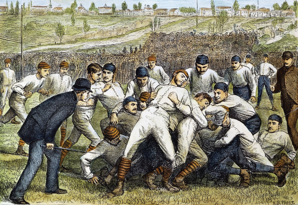 College Football Game 1879 Fine Art Print – Yale vs. Princeton