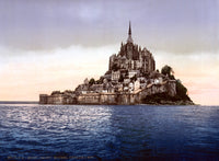 Mont Saint-Michel, France, 1890s Fine Art Print by Science Source