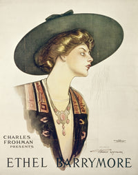 Ethel Barrymore Lithographic Poster Print - Early 20th Century